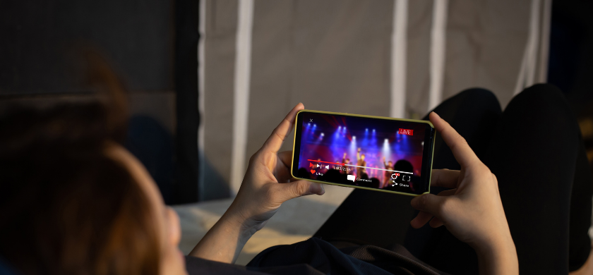 concert and live entertainment streaming in hotel rooms